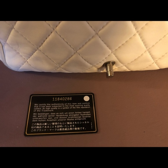 Available- Chanel icons secret label lambskin flap - Picture 7 of 9